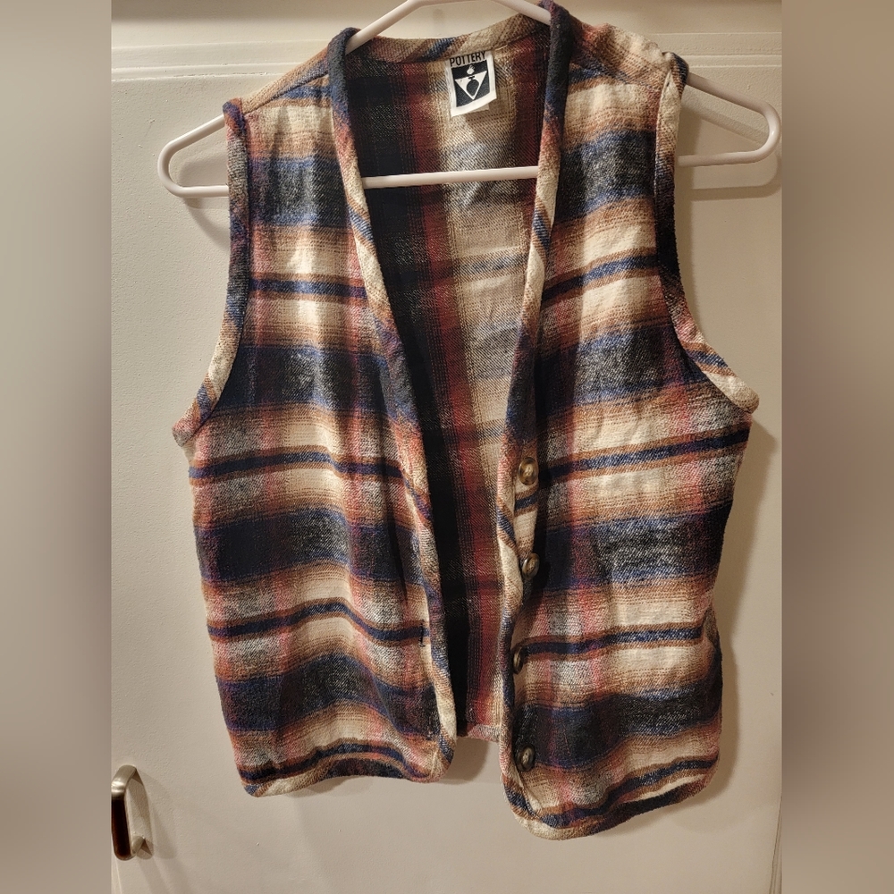 Women's Vest by Pottery Vintage Size Small